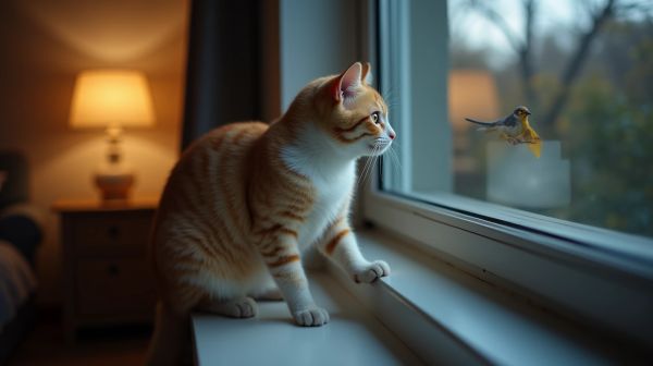 Surveillez votre chat grâce à une caméra adaptée pour intérieur et extérieur